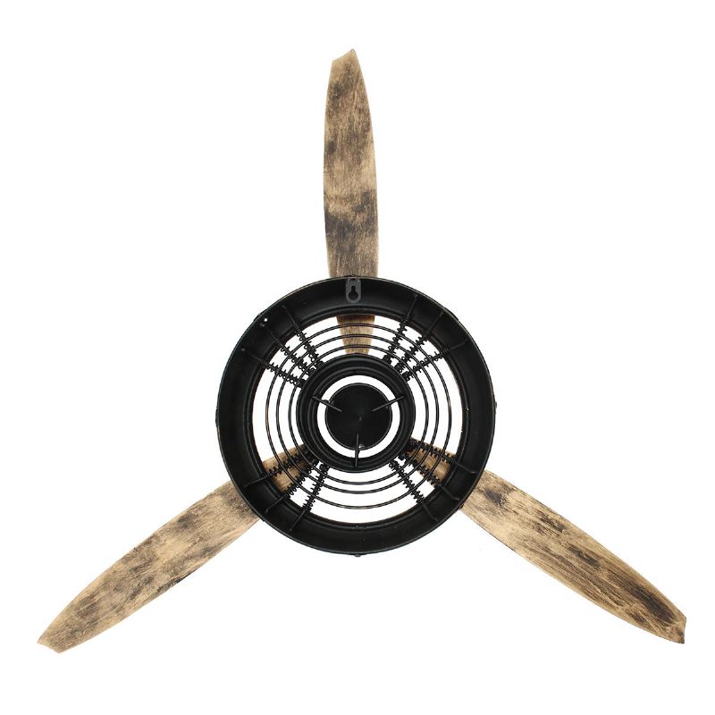 Reloj De Pared De Hélice De Avión Vintage Decoraciones De Adorno De Dormitorio Antiguo Colgante De Metal