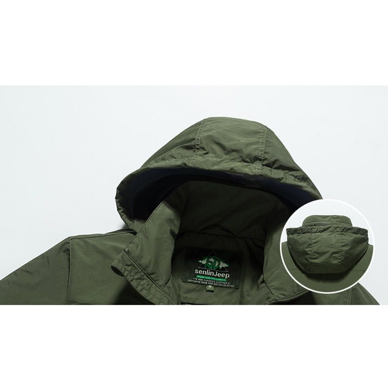 Chaqueta De Secado Rápido Impermeable Ligera A Prueba De Viento Para Exteriores