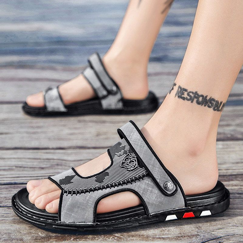 Sandalias De Exterior Informales Ligeras Antideslizantes Bidireccionales Para Hombres