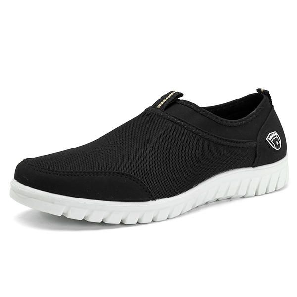 Zapatillas Deportivas De Tela Transpirable Con Suela Blanda Para Hombre