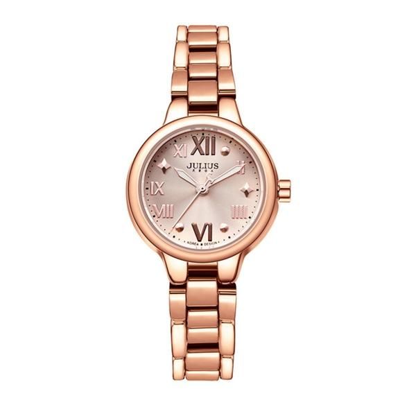 Julius 919 Estuche De Aleación Simple Reloj De Pulsera De Cuarzo Para Estudiantes De Moda Para Niñas