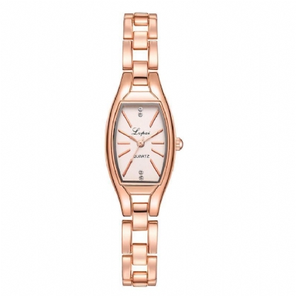 Lvpai Lp104 Reloj De Pulsera De Mujer Elegante De Estilo Único Reloj De Cuarzo Con Banda De Acero