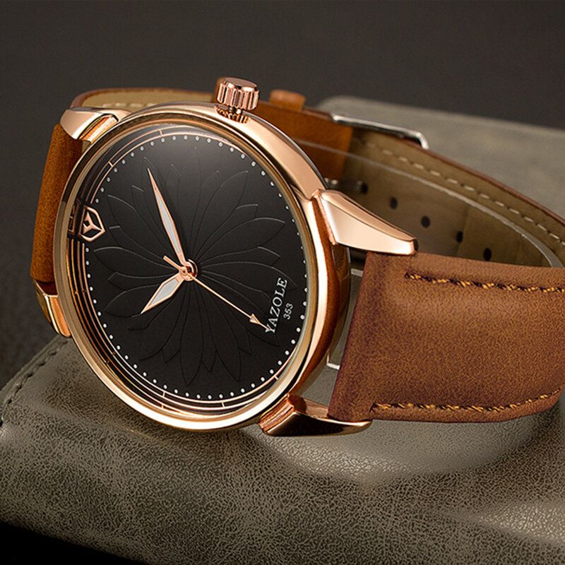 Yazole 353 Reloj De Pulsera Para Hombre De Estilo Empresarial Relojes De Cuarzo De Mano Luminosa