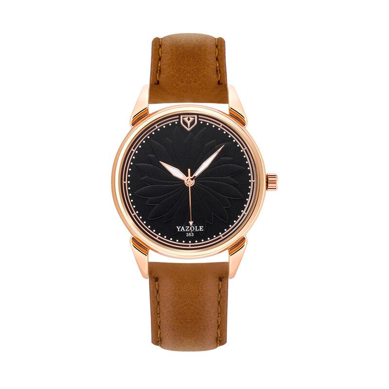 Yazole 353 Reloj De Pulsera Para Hombre De Estilo Empresarial Relojes De Cuarzo De Mano Luminosa